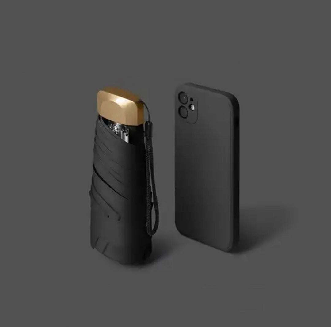 Lisslune | Compact Mini Umbrella – Portable Rain and Sun Protector for On the Go