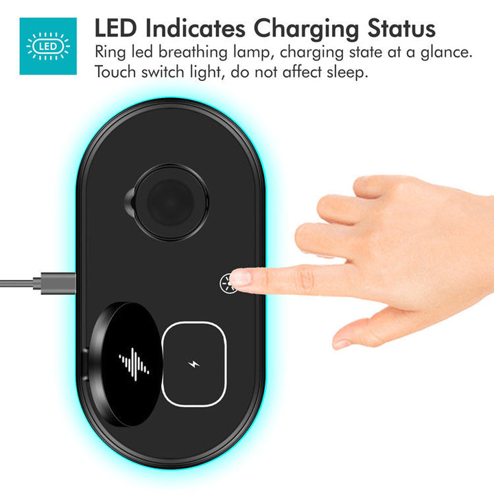 Lisslune | 3-in-1 MagSafe Wireless Charger, effortless, all-in-one charging for your Apple devices