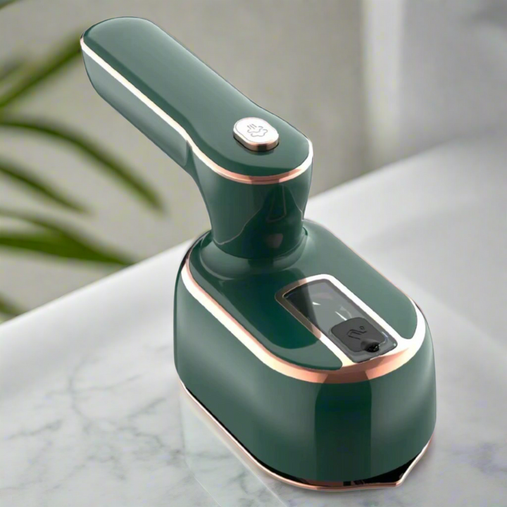 Lisslune | WrinkleAway™ | Compact Steam Iron for Travel | Portable Wrinkle Remover for Clothes & Garments