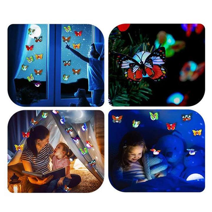 Lisslune | LumiWings - 3D colorful LED butterfly night lights
