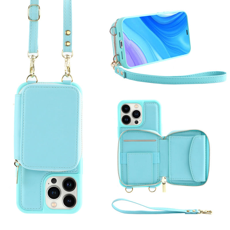Lisslune | Phone case with wallet & sling, crossbody handbag