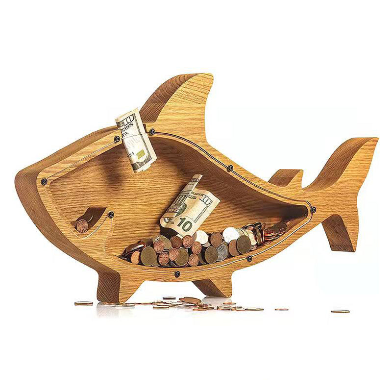 Lisslune | Wooden Animal Savings Bank