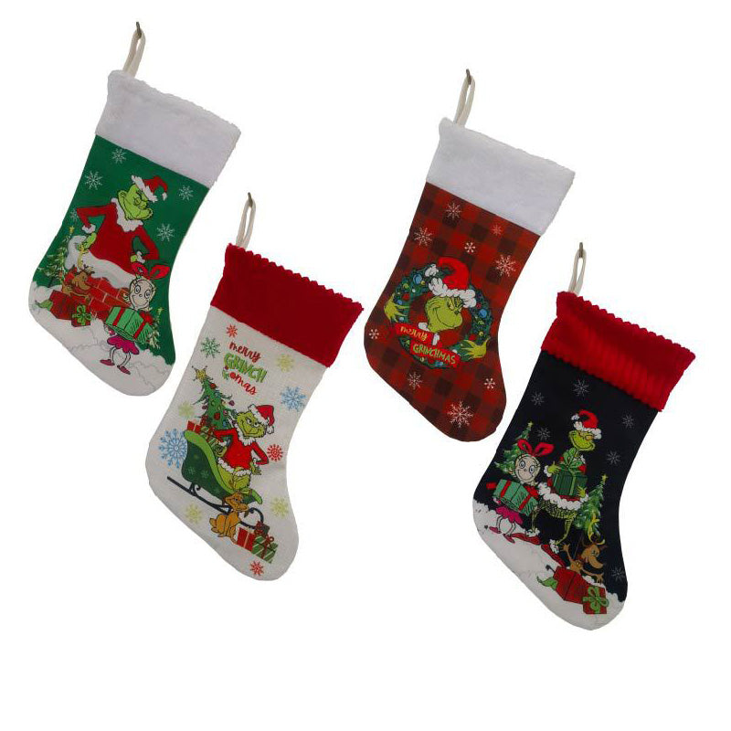 Lisslune | Green Christmas Stockings Christmas Decorations
