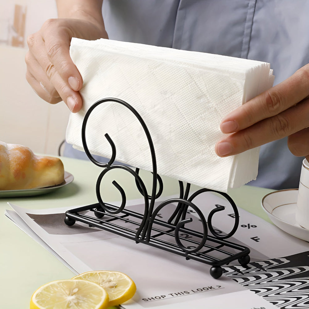 Lisslune | Stylish Swirl Napkin Holder