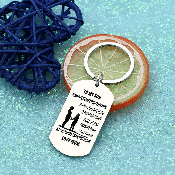 Lisslune | Mother's Day Engraving Metal Keychain with Box