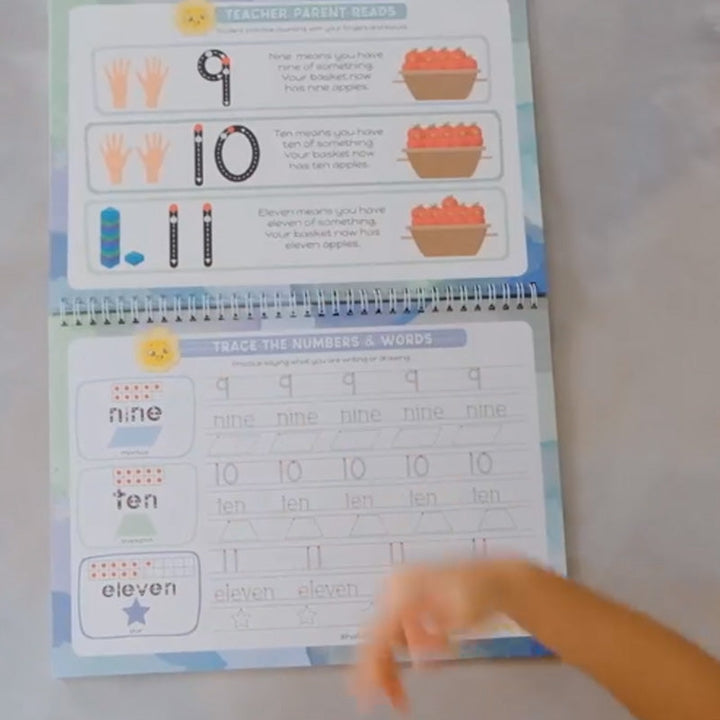 Lisslune | Reusable ribbed handwriting workbooks