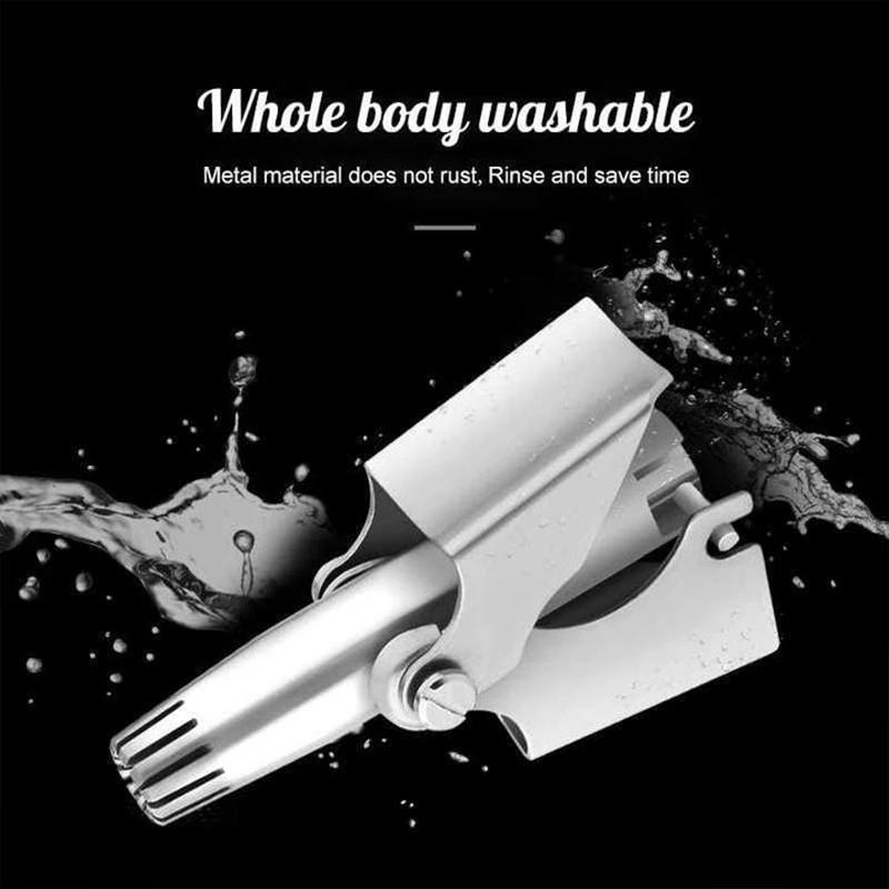 Lisslune | Safe Touch Stainless Steel Nose Hair Trimmer