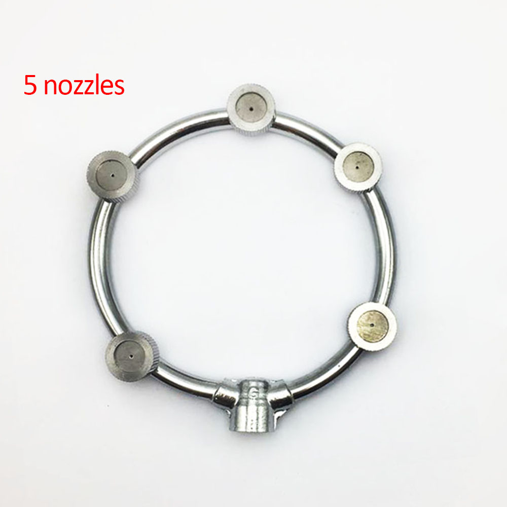 Lisslune | High pressure stainless steel ring multi nozzle – Efficient spray attachment for garden irrigation