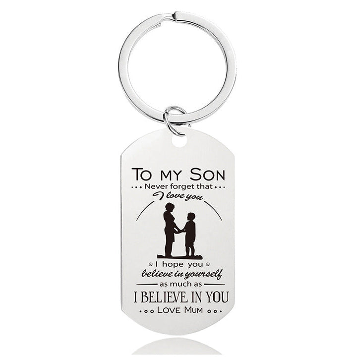Lisslune | Mother's Day Engraving Metal Keychain with Box