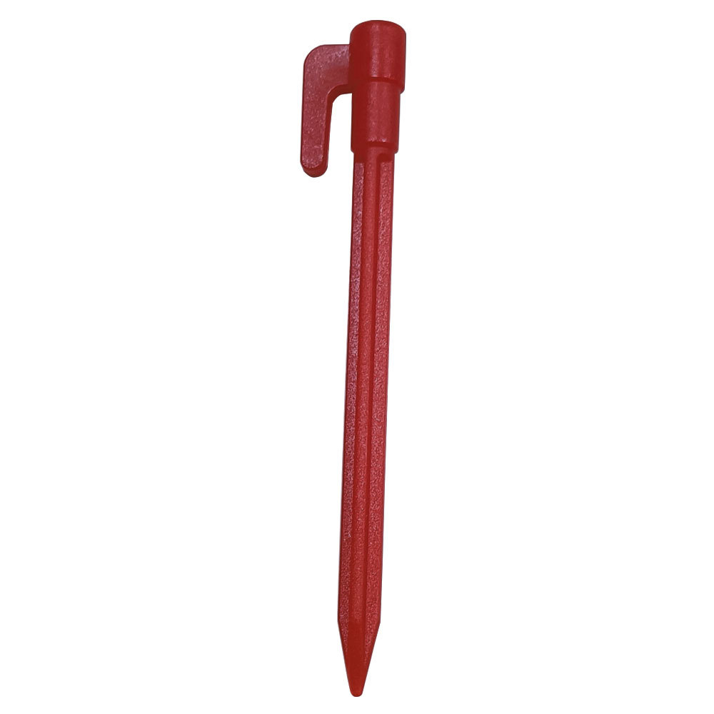 Lisslune | Plastic Tent Stakes with Hooks – Camping Tent Pegs for Tarps and Canopies