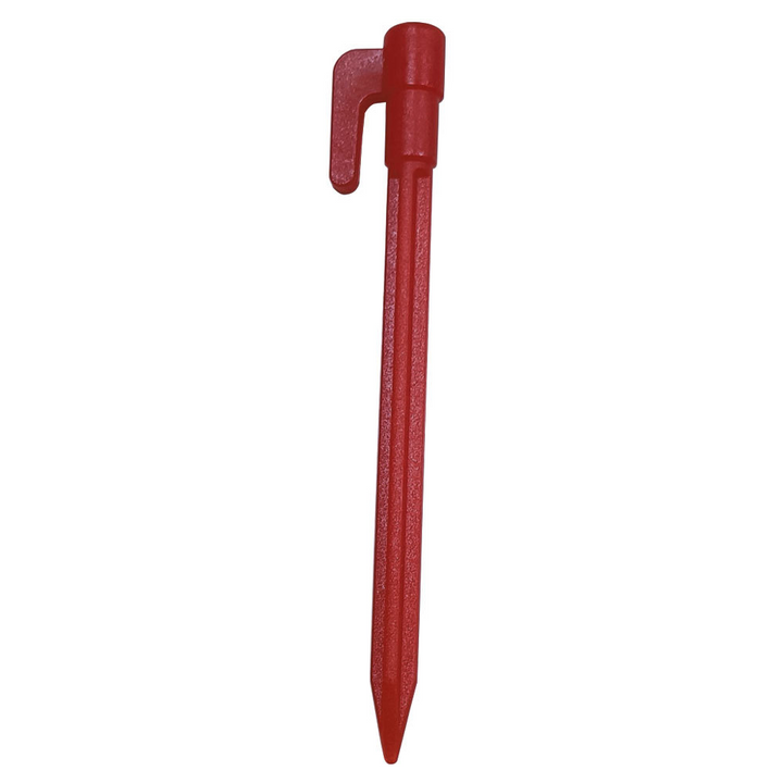 Lisslune | Plastic Tent Stakes with Hooks – Camping Tent Pegs for Tarps and Canopies