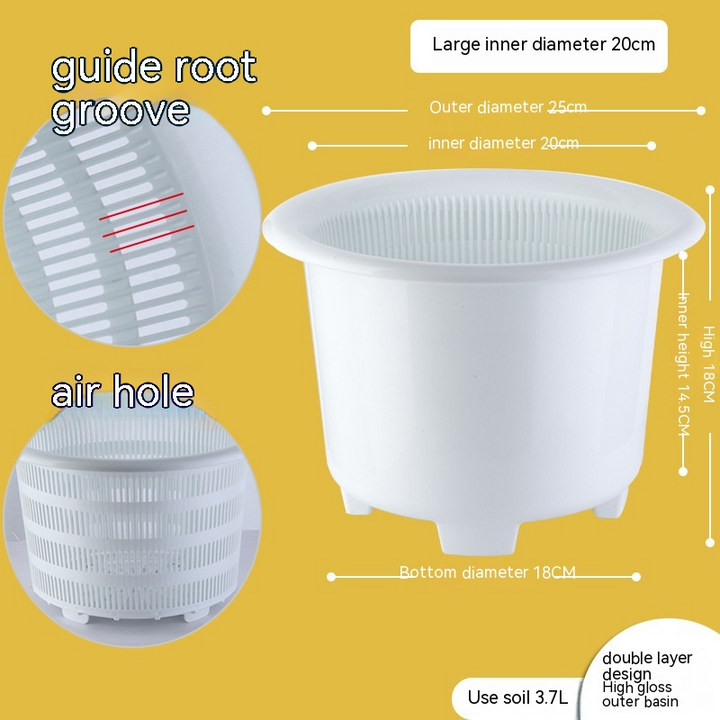 Lisslune | Breathable Root Control Pot for Plants – Ideal for Healthy Growth and Optimal Aeration