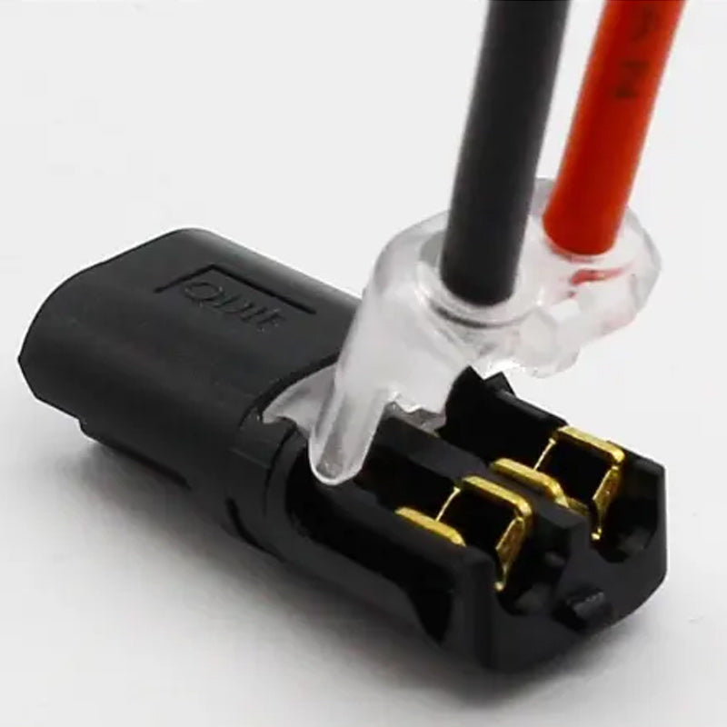 Lisslune | Double wire connector with locking buckle