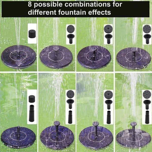 Lisslune | Solar Bionic Fountain for Gardens Birth Bath for Floor / Ground