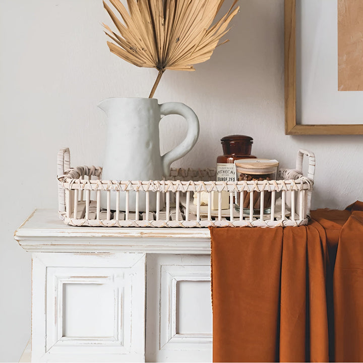 Lisslune | Rustic Weave Rattan Tray