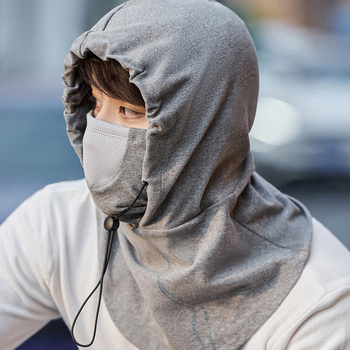 Lisslune | Hooded Face Mask with Neck Warmer for Cycling