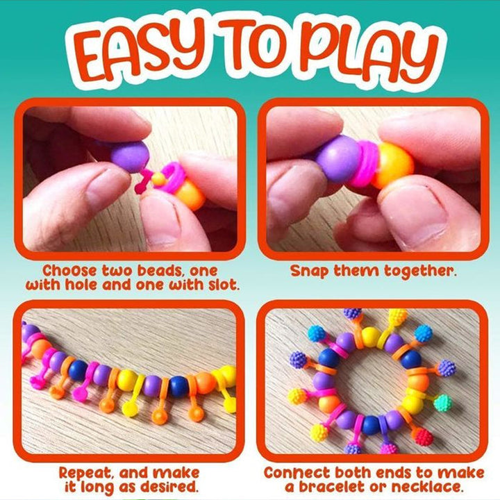 Lisslune | Pop beads for children's jewelry making