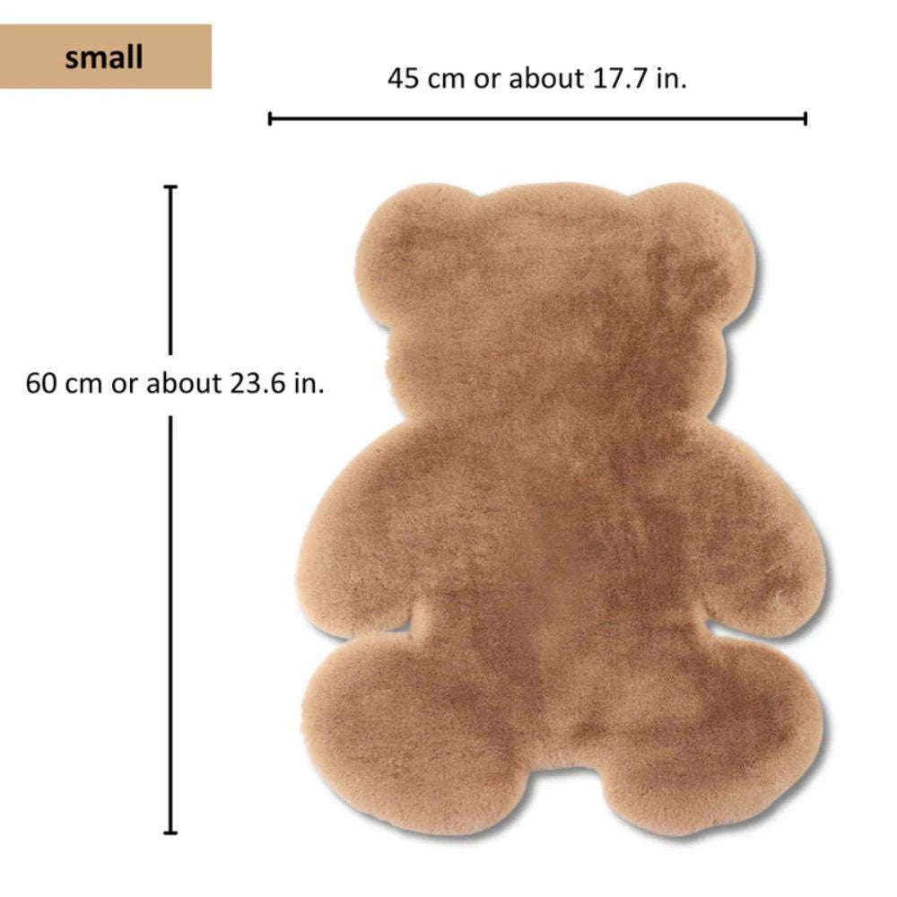 Lisslune | Fluffy Charm Teddy Bear Rug
