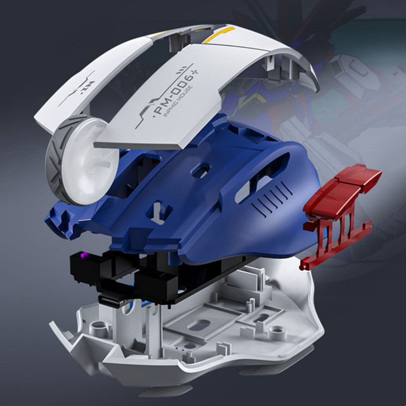 Lisslune | Mecha-Shaped Silent Wireless Mouse