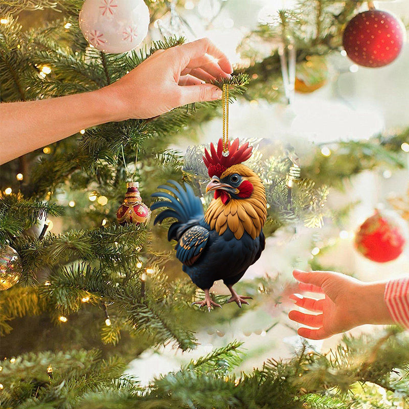 Lisslune | Cartoon Rooster Decorative Ornaments
