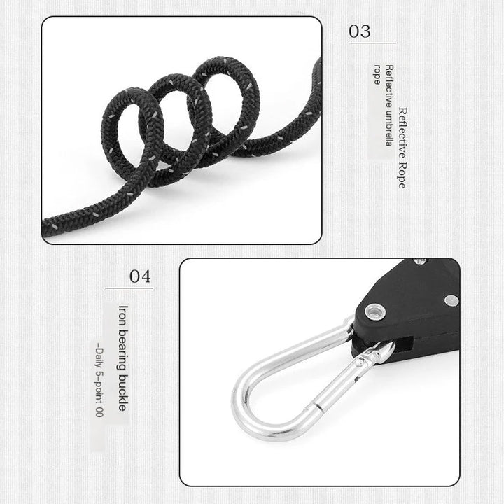 Lisslune | Portable Adjustable Fix Camping Rope