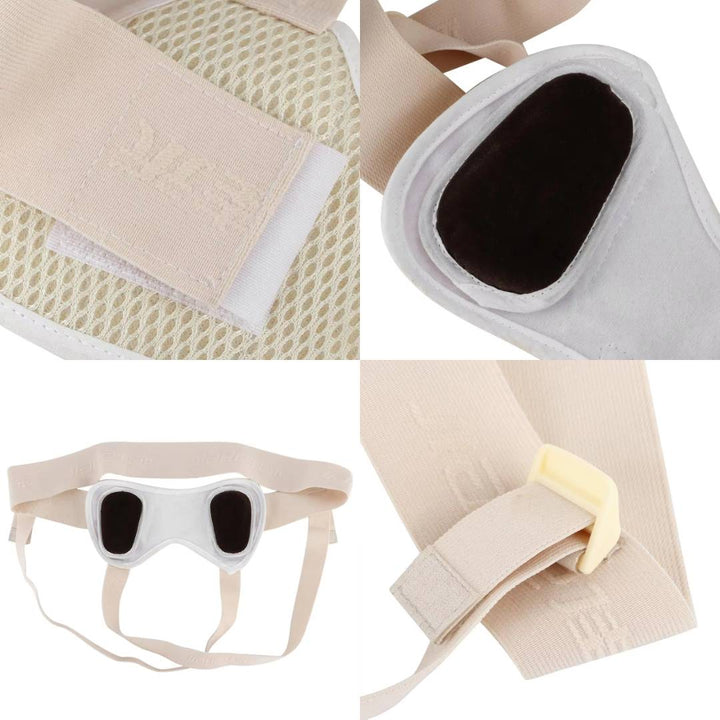 Lisslune | Adjustable Inguinal Hernia Support Belt for Men | Comfortable Breathable Hernia Brace to Improve Mobility