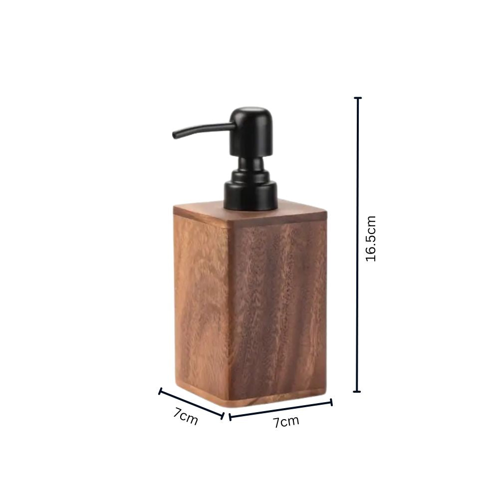 Lisslune | Walnut Aura Lotion & Soap Dispenser