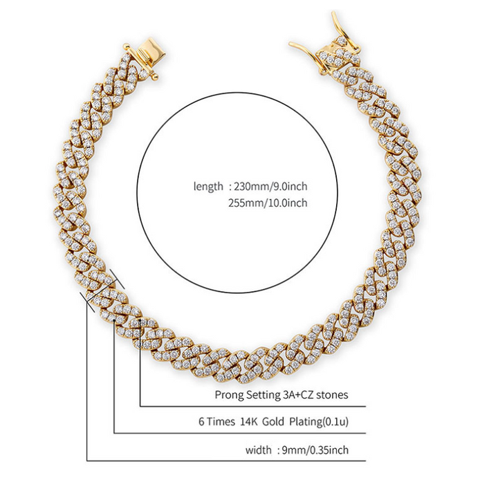 Lisslune | Fashion Chunky Metal Chain Anklet