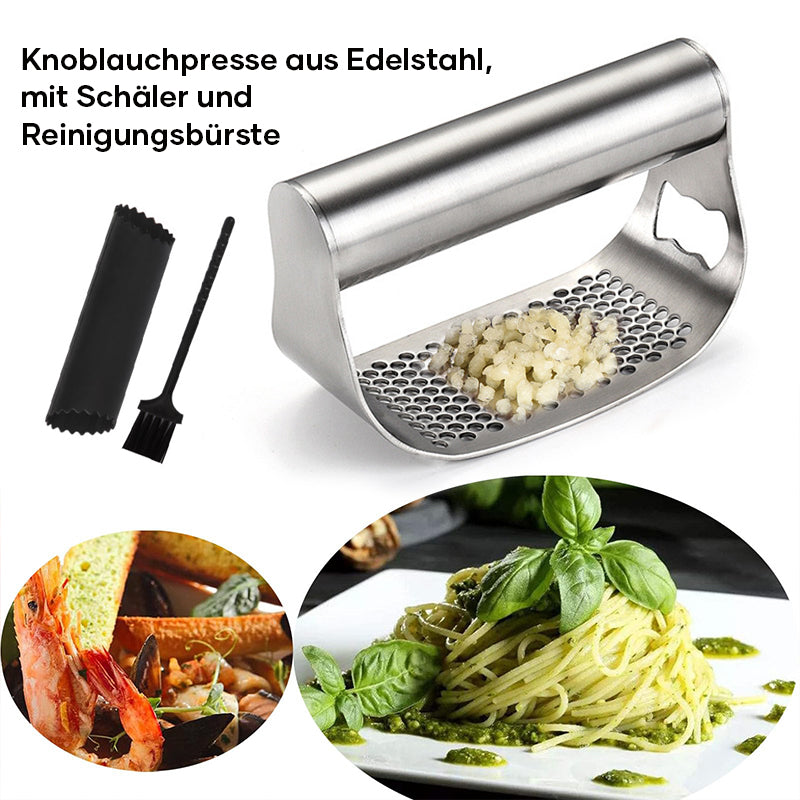 Lisslune | New garlic press made of stainless steel