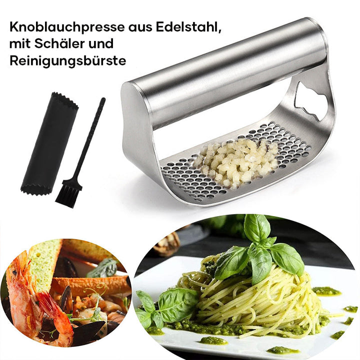 Lisslune | New garlic press made of stainless steel