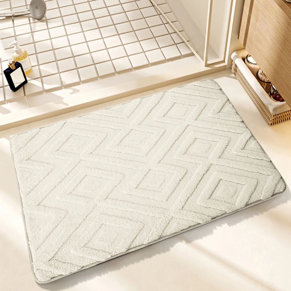 Lisslune | Diamond Jacquard Bath Mat