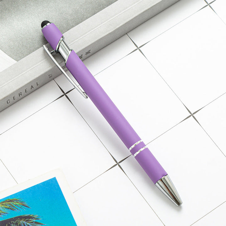 Lisslune | Metal Print Aluminum Ballpoint Pen, 8 Pieces