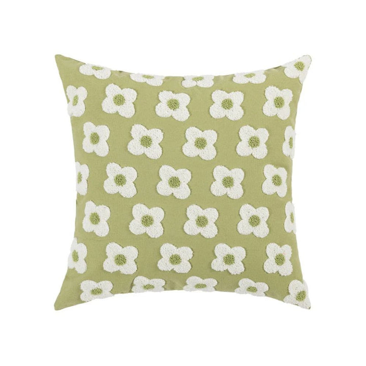 Lisslune | Lustrous Floral Embroidered Cushion Cover