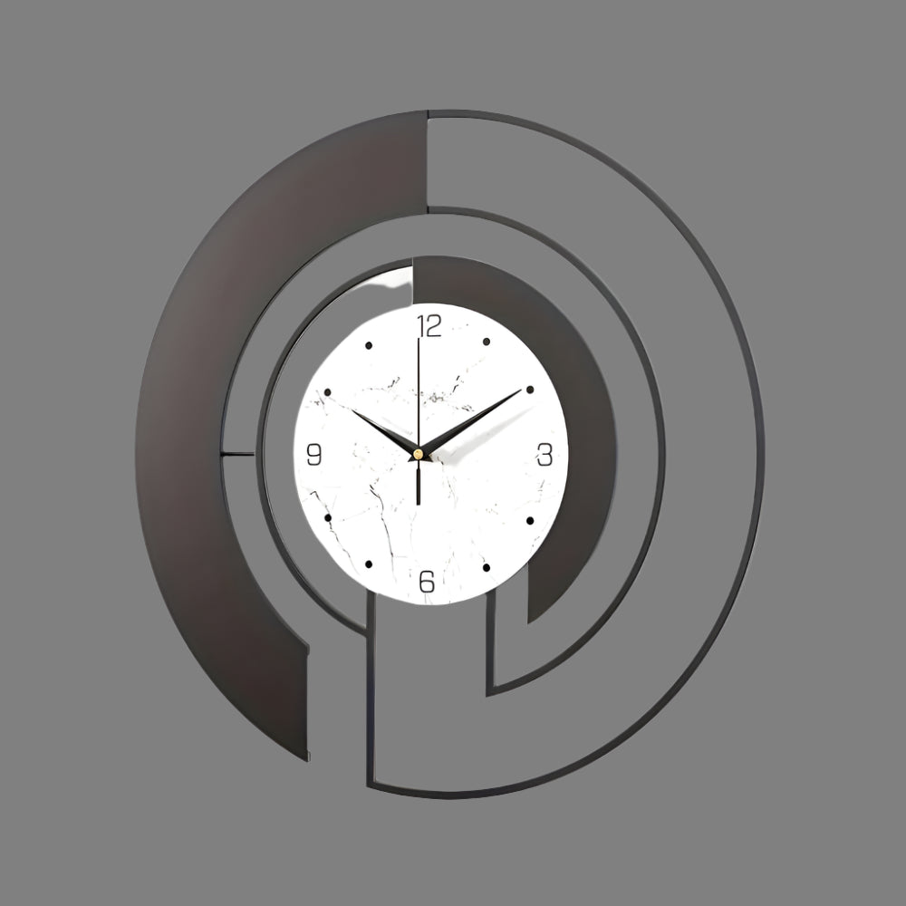 Lisslune | SerenityTick – Quiet geometric wall clock with smooth movement for peaceful spaces