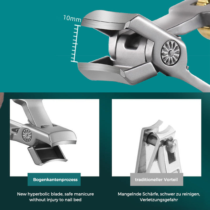Lisslune | Nail clipper made of stainless steel with a large opening