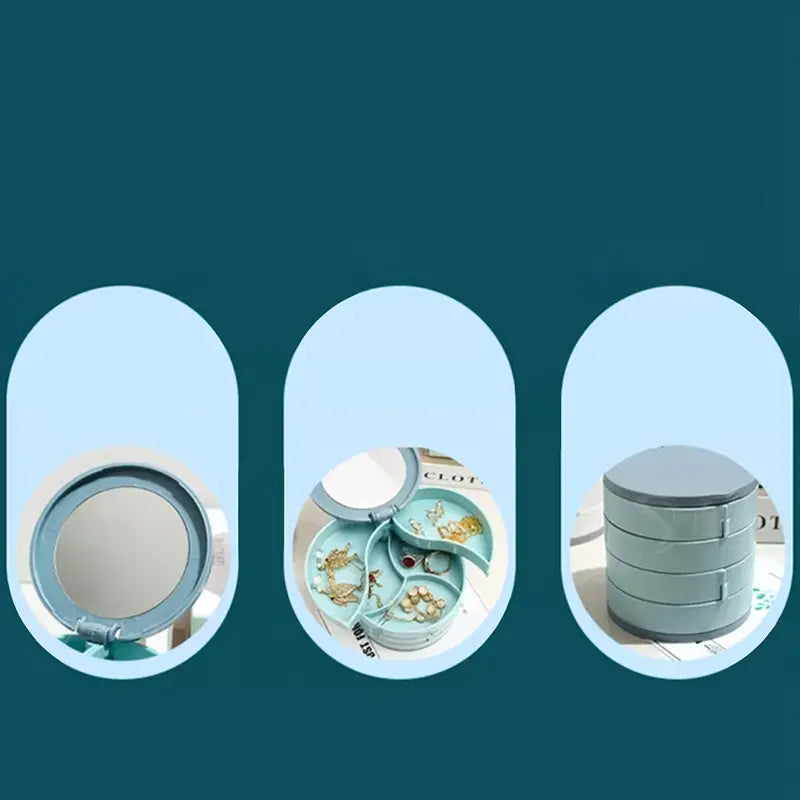 Lisslune | Multilayer rotating jewelry box