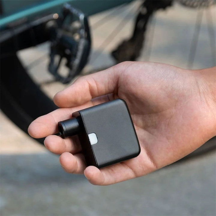 Lisslune | Ultra-Compact Mini Electric Bicycle Pump with Type-C Rechargeable Battery – Fits Schrader & Presta Valves
