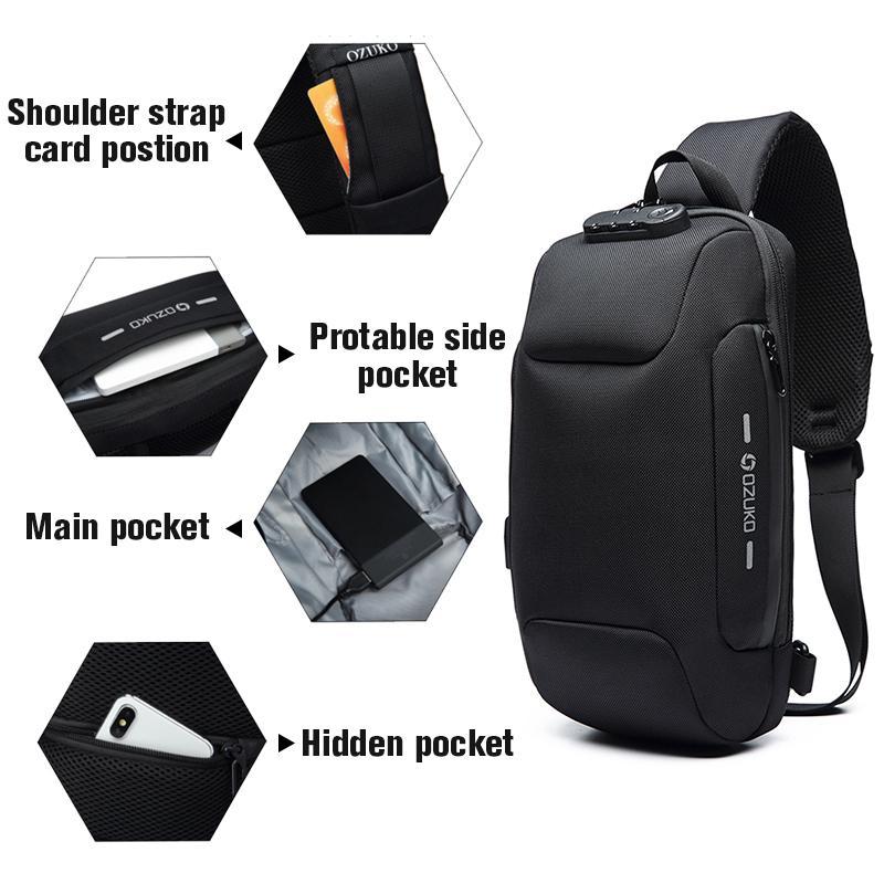 Lisslune | Anti-theft backpack with 3-digit lock