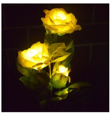 Lisslune | Solar-powered rose lights – garden stakes with solar panel for decorative lighting