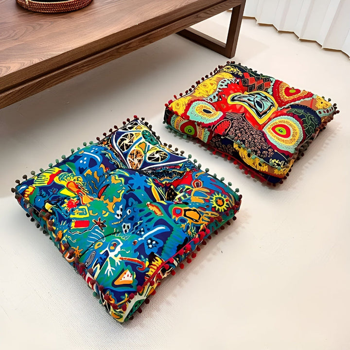 Lisslune | Boho Style Square Floor Cushion