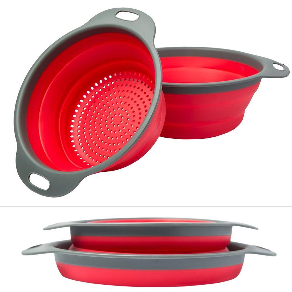 Lisslune | Silicone Foldable Drain Basket/Laundry Basket