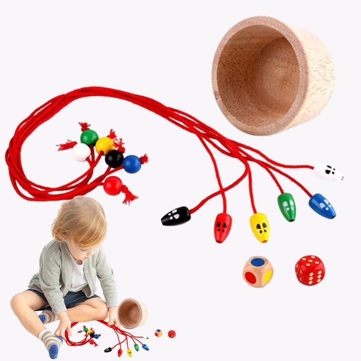 Lisslune | Kids Cat & Mouse Tabletop Game Set