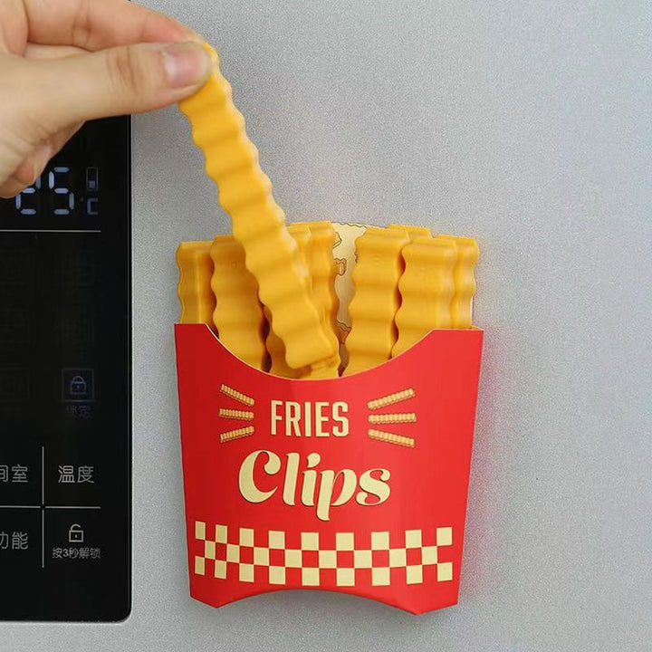 Lisslune | Funny Magnetic French Fry Food Clips