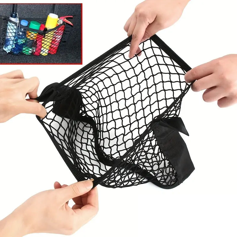 Lisslune | Plastic Bags Storage Net Bag (With Adhesive Tape)