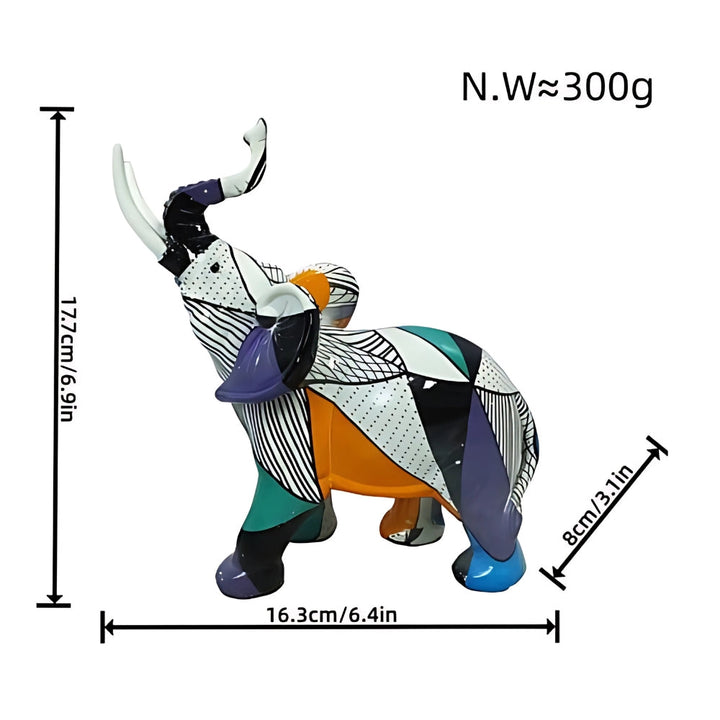 Lisslune | Luxury Abstract Elephant Figurine