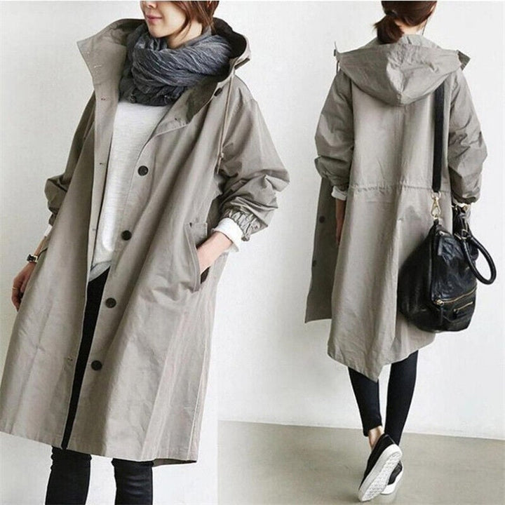 Lisslune | Women's Long Jacket with Hood