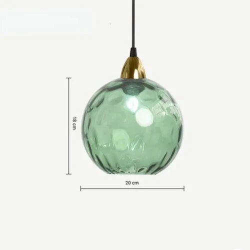 Lisslune | Spherical Glass Pendant Light