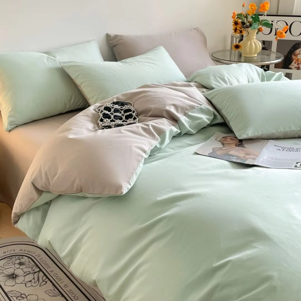 Lisslune | Lustova Cotton Duvet Cover | 3pcs Set