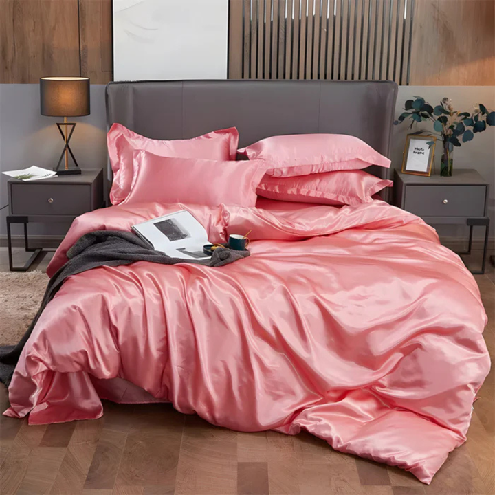 Lisslune | Rayon Bedding Set with Soft Breathable Duvet Cover