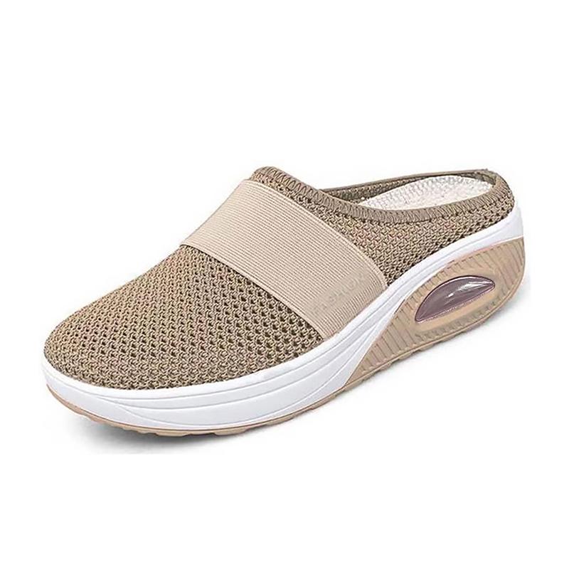 Lisslune | Flat Slingback Sandals Made of Mesh